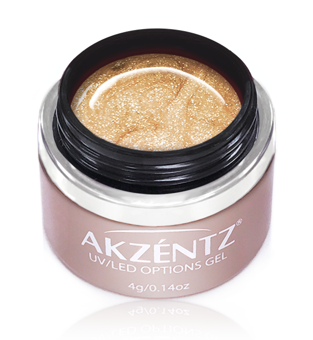 Sparkles Gold - Akzentz Options UV/LED - LuvNailz Main image