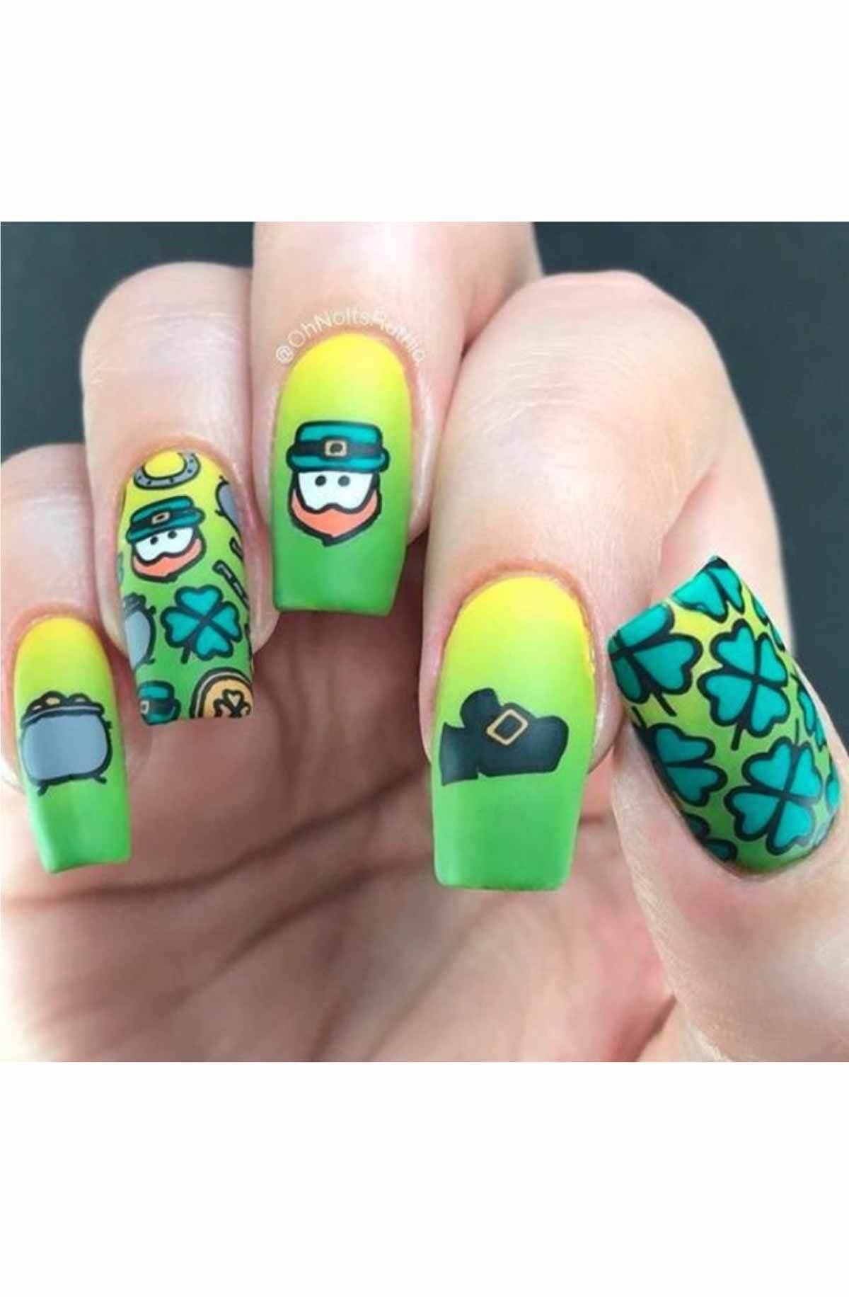 St Patrick's Day 2 - Uber Chic Mini Stamping Plate Secondary image
