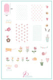 Spring Has Sprung (CjSH-17) - Clear Jelly Stamping Plate