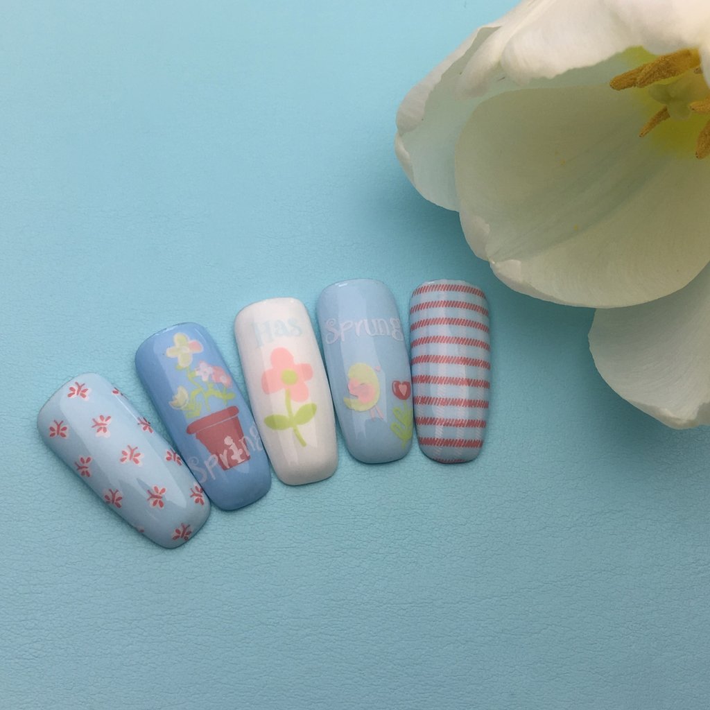 Spring Has Sprung (CjSH-17) - Clear Jelly Stamping Plate