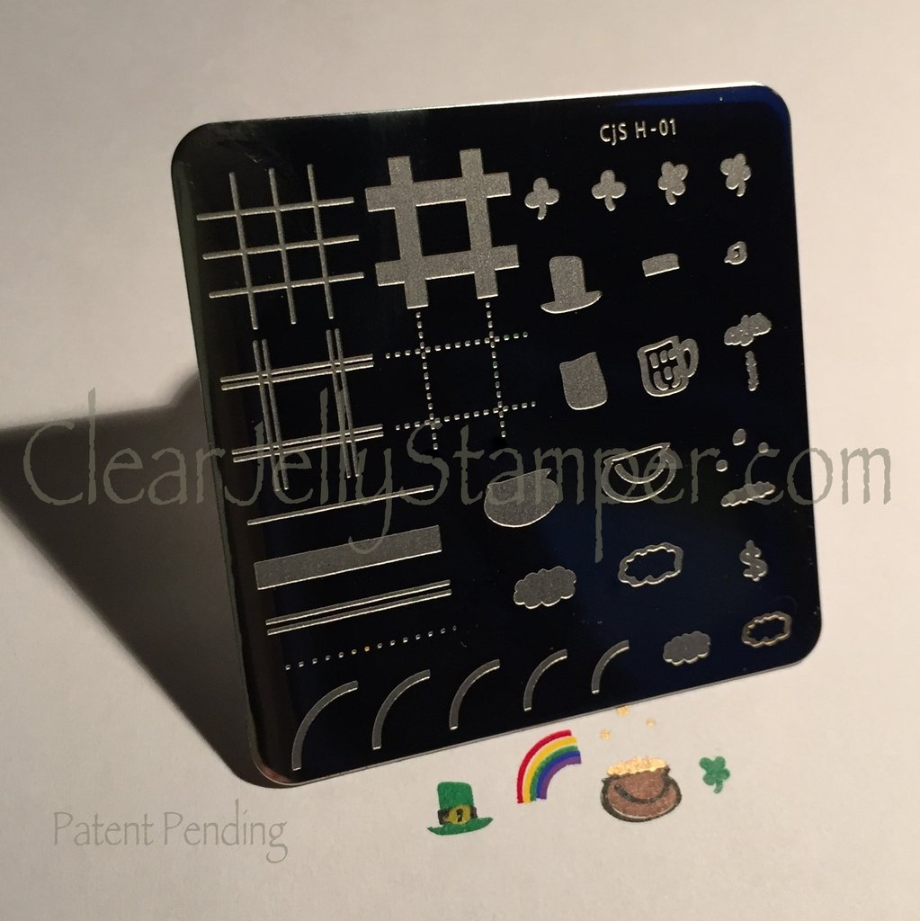 Saint Pats Pot of Gold (CjSH-01) - CJS Small Stamping Plate Secondary image