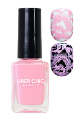 Inka Dink - A Bottle of Pink - Stamping Polish - Uber Chic 12ml