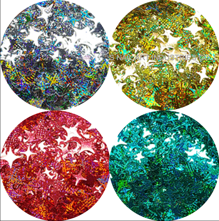 Stardust 4pc Tower Confetti Glitter Main image