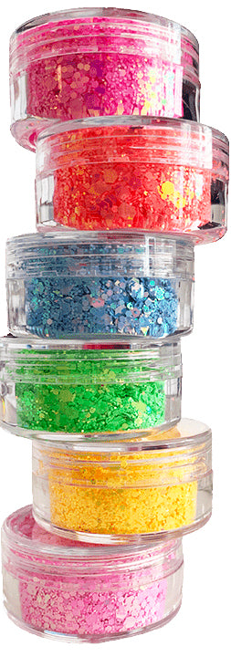 Summer Treats 6pc Glitter Set Main image