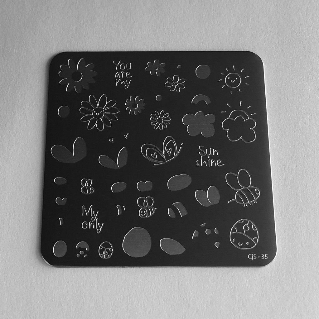 SunShine (CjS-35) - CJS Small Stamping Plate Secondary image