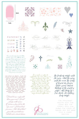 The Poet (CjS-39) - Clear Jelly Stamping Plate