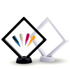 Clear Nail Art Box Frame with Stand