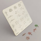 Trees Trees Trees (CjS-27) - CJS Small Stamping Plate