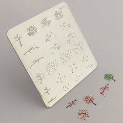 Trees Trees Trees (CjS-27) - CJS Small Stamping Plate