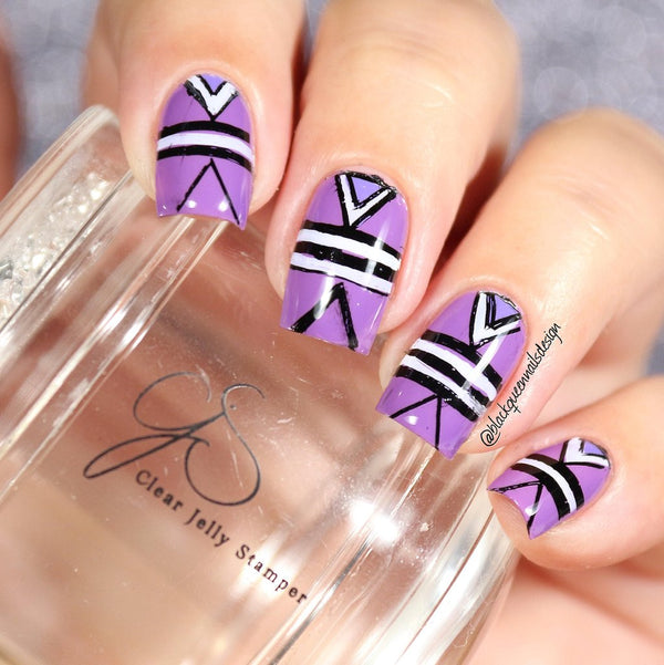 Tribal By BlackQueenNailDesign (CjSLC-02) - CJS Small Stamping Plate