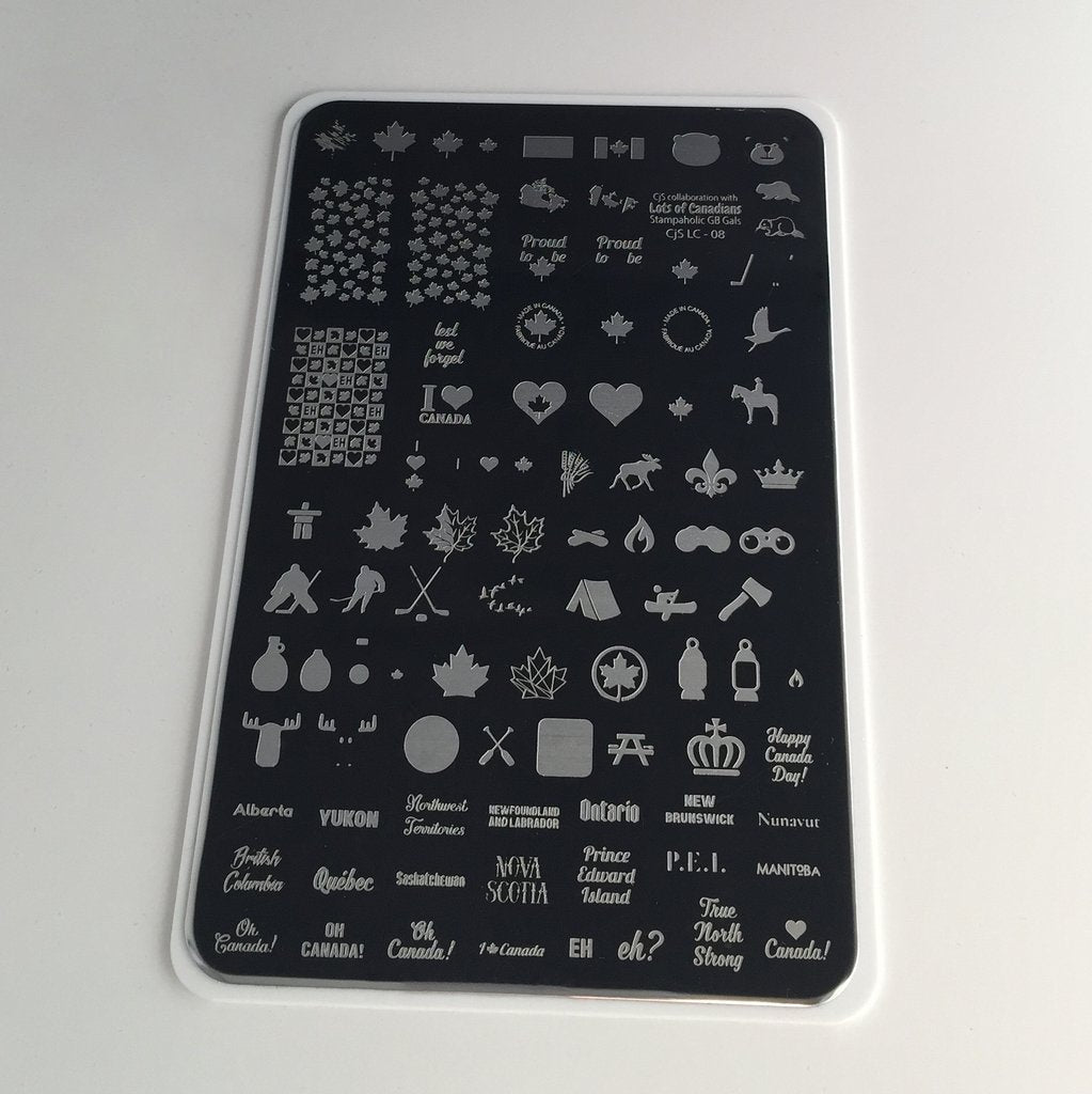 True North Strong (CjSLC-08) - Clear Jelly Stamping Plate
