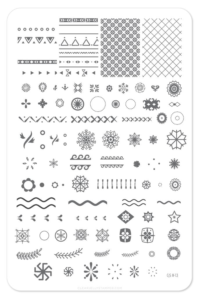 Ukrainian Easter (CjSH-13) - Clear Jelly Stamping Plate