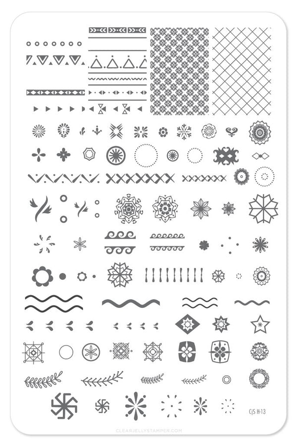 Ukrainian Easter (CjSH-13) - Clear Jelly Stamping Plate
