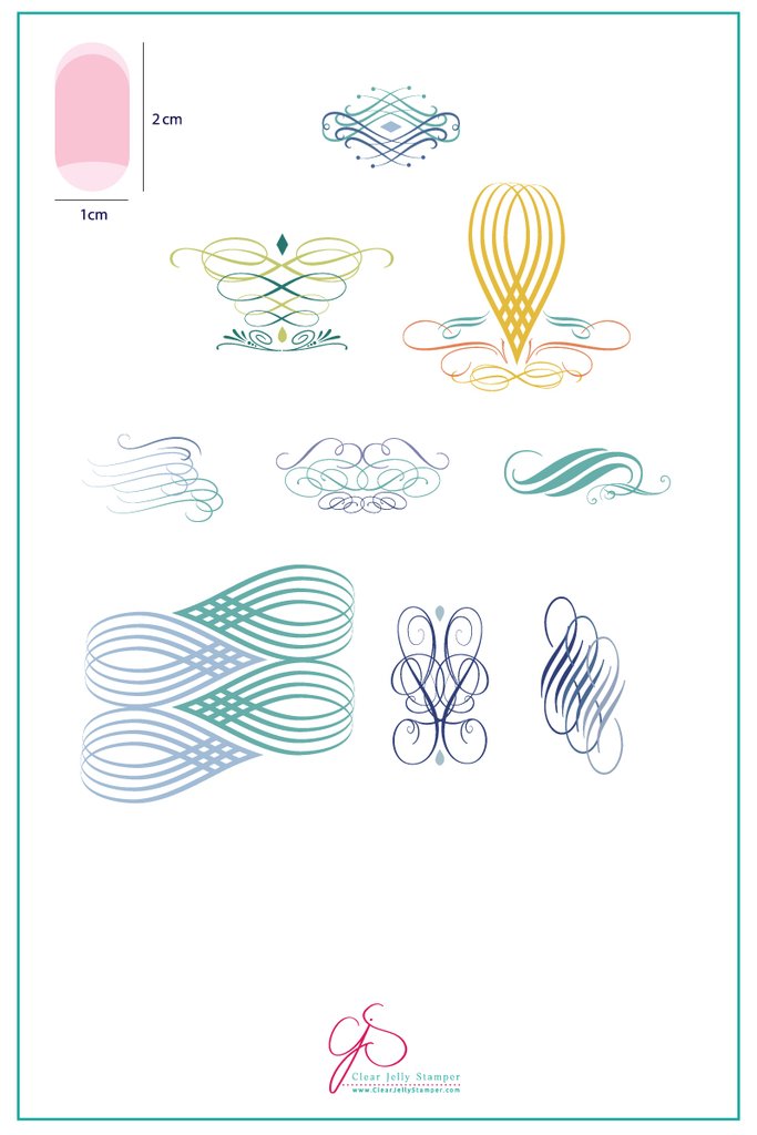 Victorian Flourish (CjS-46) - CJS Small Stamping Plate