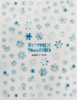 Pasties - Watercolor Snowflakes # 252 Main image