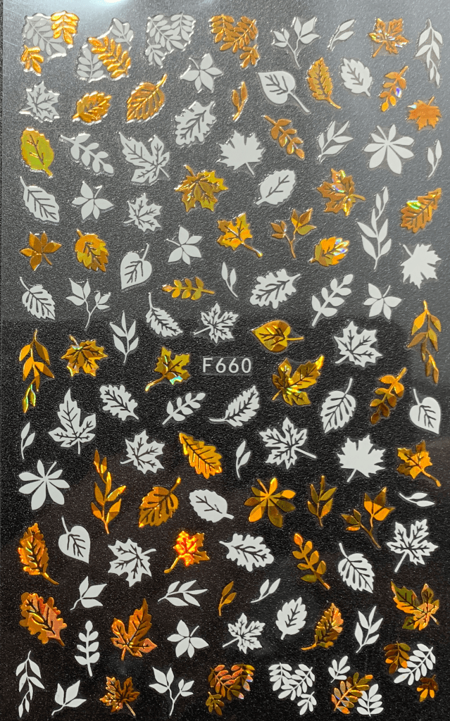 Pasties - White & Gold Leaves Solid Main image