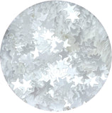 White Stars Confetti Glitter