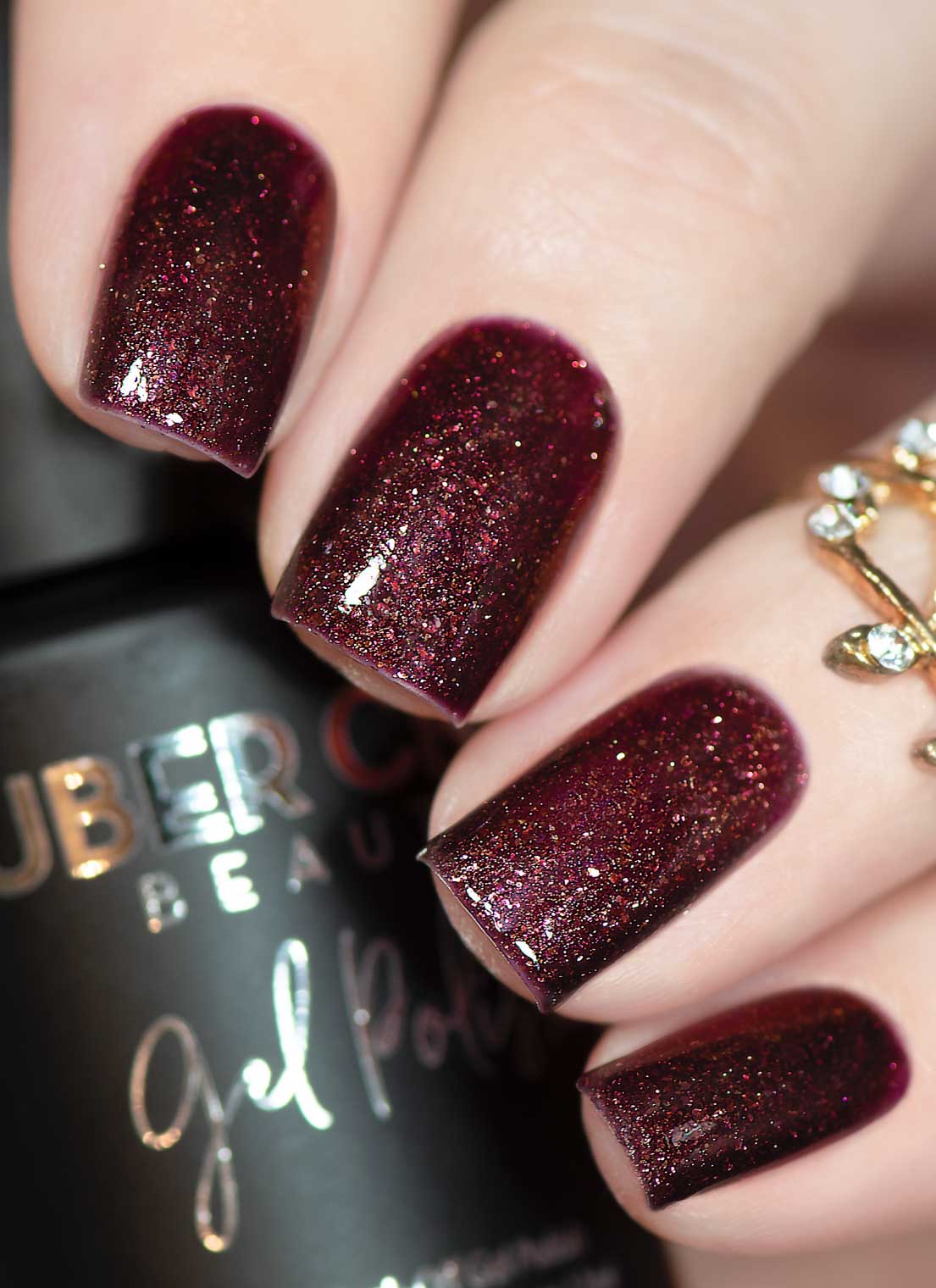 Wine Not? - Glitter Gel Polish - Uber Chic 12ml Secondary image