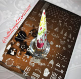 Yule Tide Christmas (CjSC-13) - Clear Jelly Stamping Plate